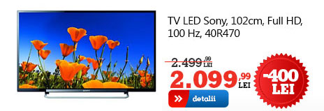 Pret Televizor LED Sony 102cm Full HD 40R470